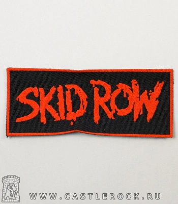 нашивка skid row (лого красное)