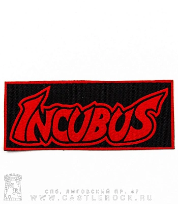 нашивка incubus (лого красное)