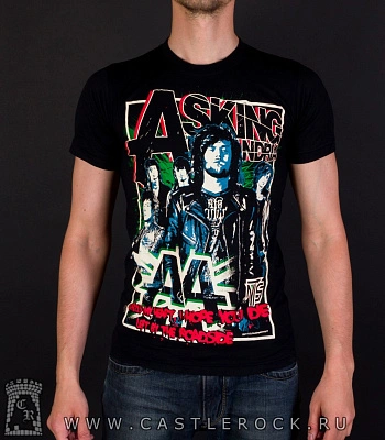 футболка asking alexandria "left by the roadside" nts