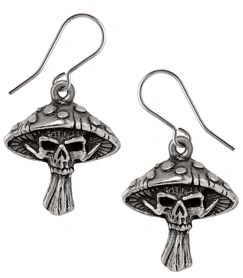 серьги alchemy gothic (алхимия готик) e492 death cap