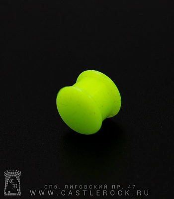 Плаг Силикон Желтый Яркий 12 мм
