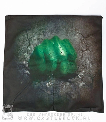 чехол на подушку hulk халк (кулак)