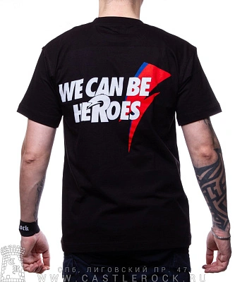 футболка david bowie "heroes"