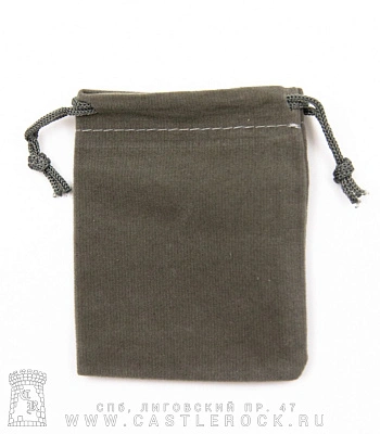 мешочек бархатный серый светлый (малый)