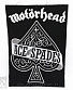 нашивка на спину motorhead "ace of spades" (вышивка)