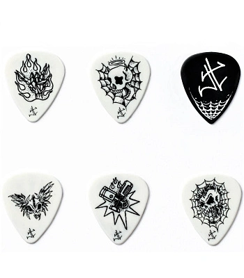 набор медиаторов metallica james hetfield (6 шт., 0,88 мм) jph01t088