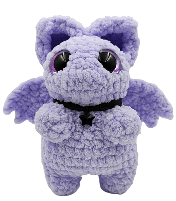 игрушка интерьерная летучая мышь звездная (сиреневая)