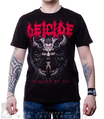 футболка deicide "banished by sin"