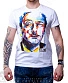 футболка сальвадор дали (белая, светится)