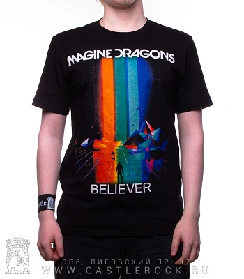 футболка imagine dragons "believer"