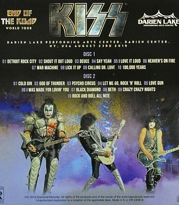 CD KISS "Darien Lake, End Of The Road World Tour"