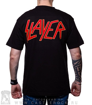 футболка slayer (орел, череп со змеей)