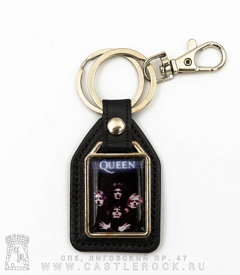 брелок прямоугольный на подкладке queen "queen ii"