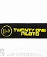 напульсник на резинке twenty one pilots (надпись желтая)