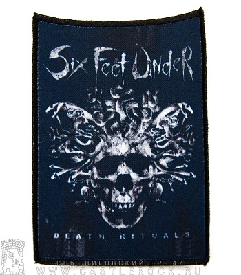 нашивка six feet under "death rituals"
