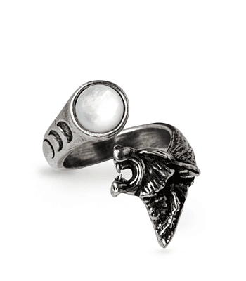 кольцо alchemy gothic (алхимия готик) r247 howl at the moon