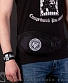 сумка на пояс с вышивкой ramones