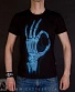 футболка кисть скелета "ок" (светится)