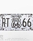 табличка номерной знак route 66 "california"
