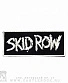 нашивка skid row (лого белое)