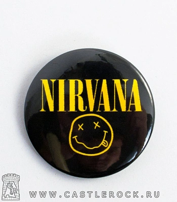 значок nirvana (смайл, надпись)