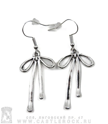 серьги бантик (большие)