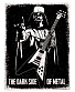 табличка darth vader дарт вейдер "the dark side of metal"