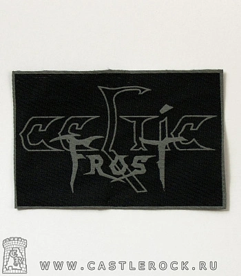 нашивка celtic frost (надпись серая)