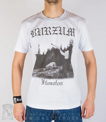 футболка burzum "filosofem" (белая)