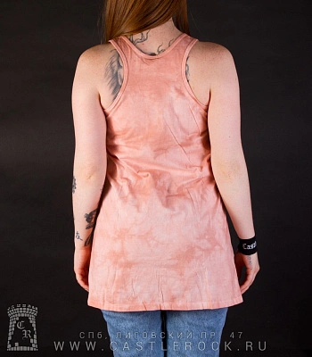 туника кот задумчивый (персиковая)