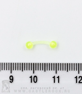 Микробанан Биофлекс с Акриловыми Шариками (желтый) 1,2 х 8 х 3/3