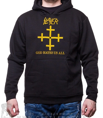 балахон slayer "god hates us all" (вышивка)