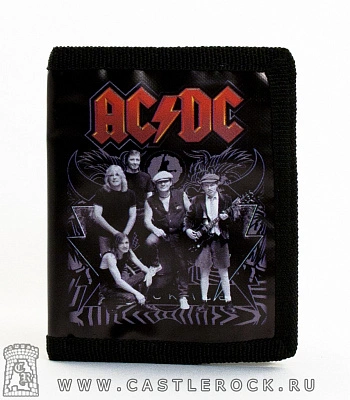 кошелек ac/dc "black ice" (группа, к/з)
