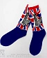 носки sex pistols "anarchy in the u.k." (синие)