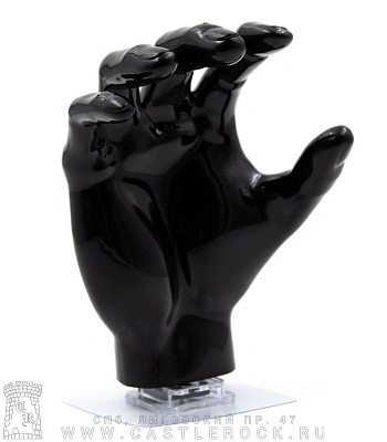 держатель настенный рука (черный)