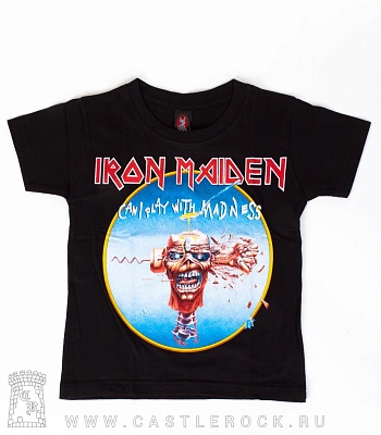 футболка детская iron maiden "can play with madness"
