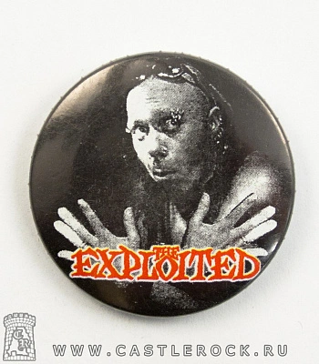 значок exploited wattie buchan (ч/б)