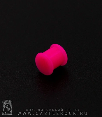 Плаг Силикон Розовый 8 мм