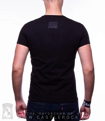 футболка алиса в стране чудес (космос, светится)