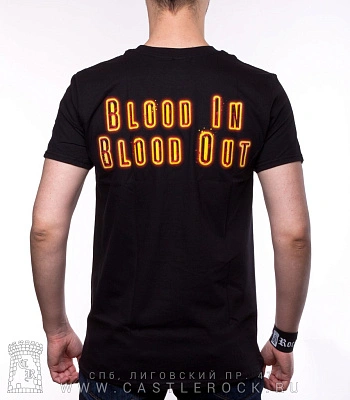 футболка exodus "blood in blood out"