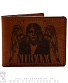 портмоне с гравировкой nirvana kurt cobain (ручная работа)