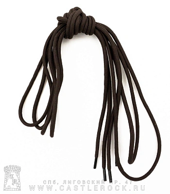 шнурки коричневые темные (круглое сечение)