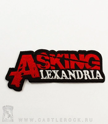 нашивка термо asking alexandria (лого, вышивка)