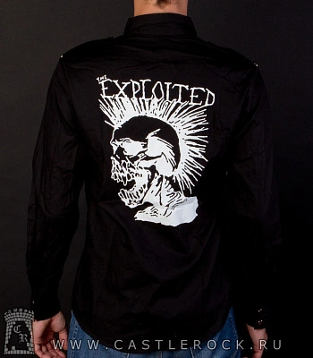 рубашка с длинным рукавом exploited "punk rock"