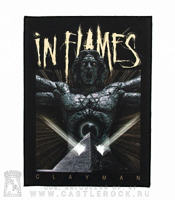 нашивка на спину in flames "clayman"