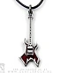 подвес joker гитара warlock "heavy metal" эмаль (красная)