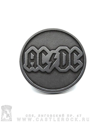 значок цанга рельефный ac/dc (лого)