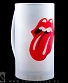 кружка пивная стеклянная rolling stones (лого)