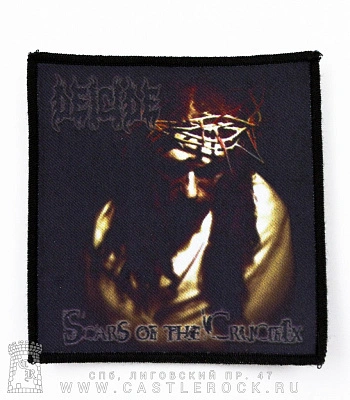 нашивка deicide "scars of the crucifix"