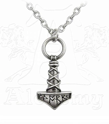 подвес alchemy gothic (алхимия готик) p696 thors hammer amulet